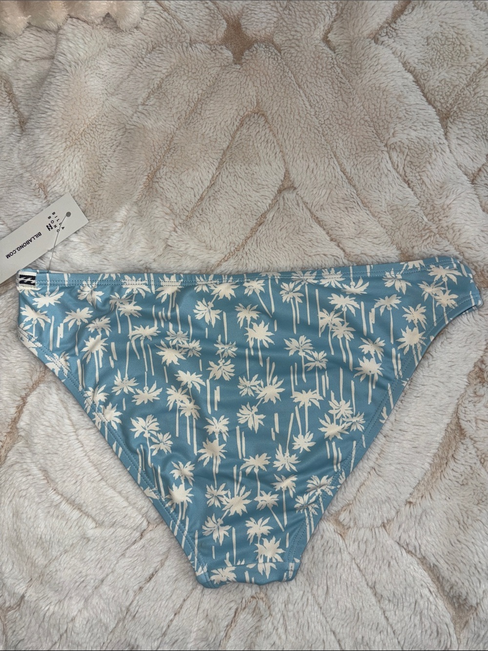 Billabong Blue Palm Print Two-Piece Bikini - Picture 3 of 5